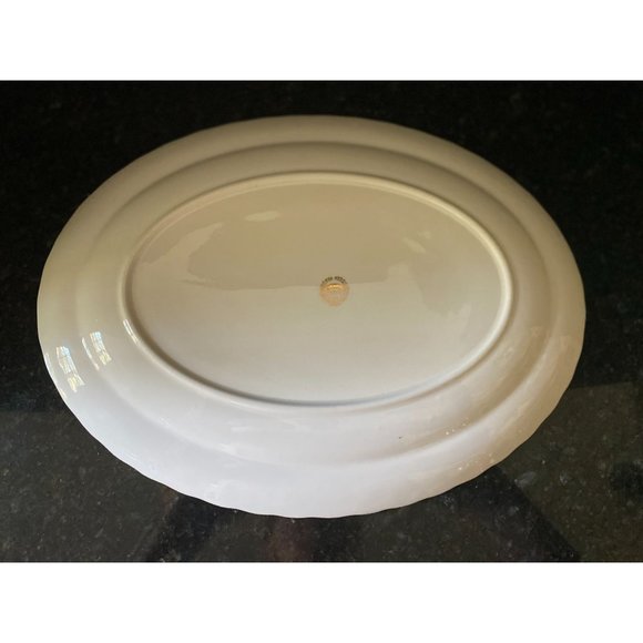 Pope Gosser Blue Floral 13" Platter - Picture 6 of 7